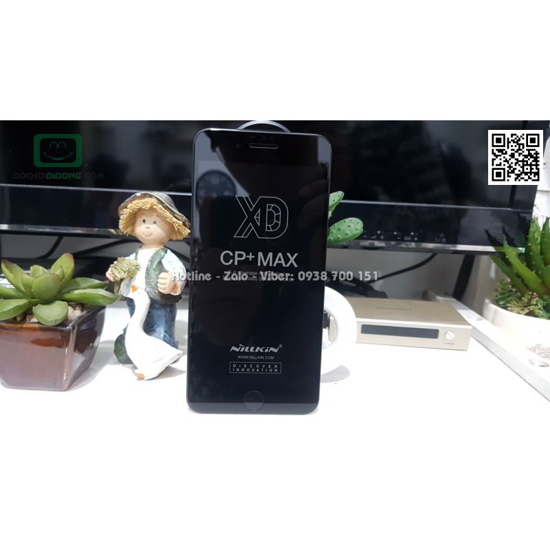 Miếng dán cường lực full màn hình iPhone 7 8 Plus Nillkin XD CP+ Max 9H