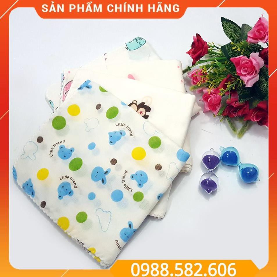 Combo 1 Khăn Sữa Hoa Nhật Và 2 Khăn Tắm Hoa 4 Lớp