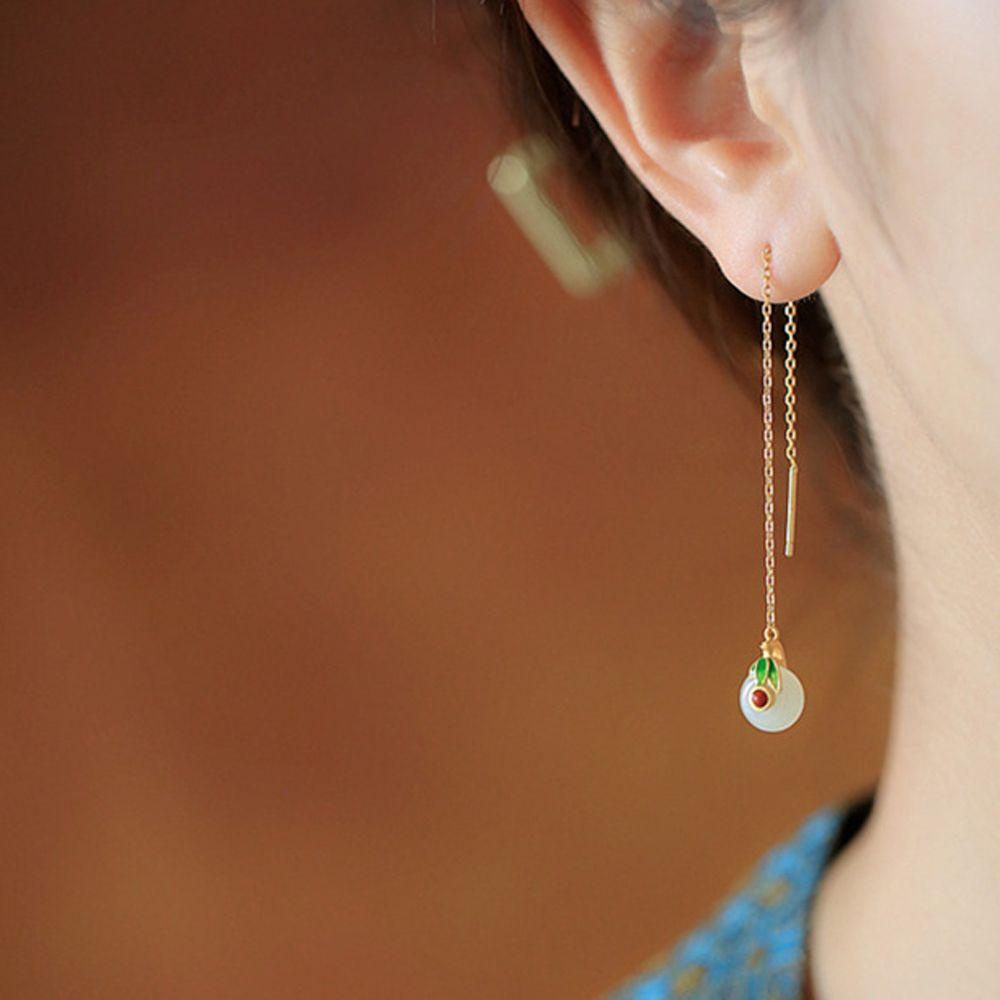 Khuyên Tai Tua Rua Phong Cách Trung Hoa Cổ Điển Thời Trang Cho Nữ