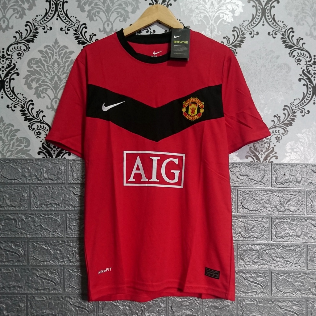 Bộ Đồ Thể Thao Đội Nhà Manchester 2009/2010 Phong Cách Retro