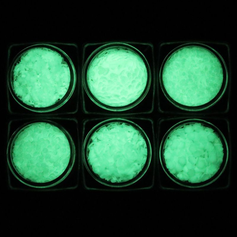 [Hàng mới về] Kim tuyến dạ quang lấp lánh trang trí móng tay nghệ thuật độc đáo