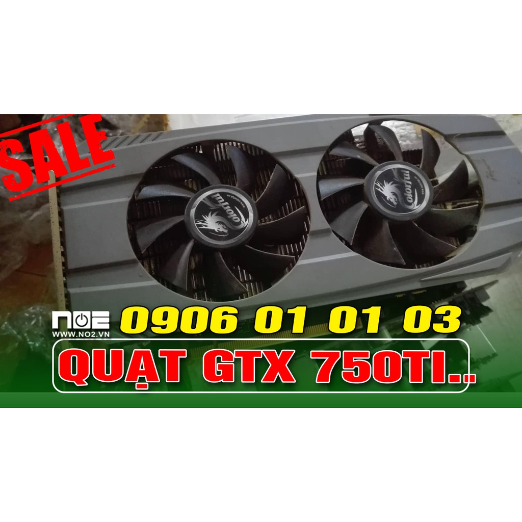 Quạt  tả nhiệt , fan tả nhiệt vga Cloloful gtx GTX 750TI