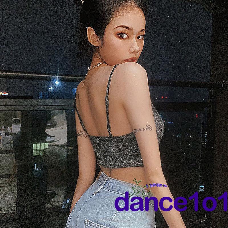 Áo Hai Dây Cộc Tay Hở Lưng Quyến Rũ Dành Cho Bạn Nữ