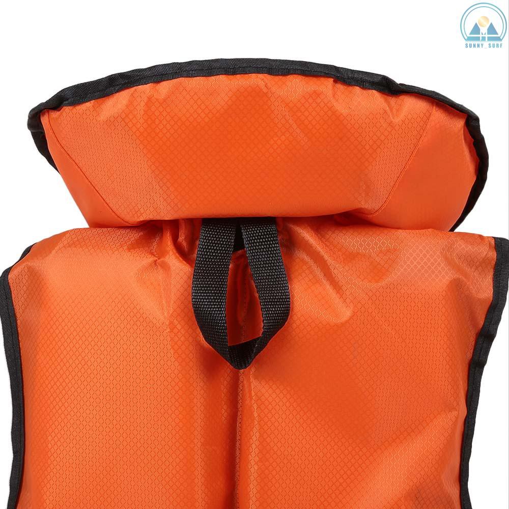 Sunny☀ Lixada Professional Polyester Adult Safety Life Jacket Survival Vest Swimming Boating Drifting with Emergency Whistle