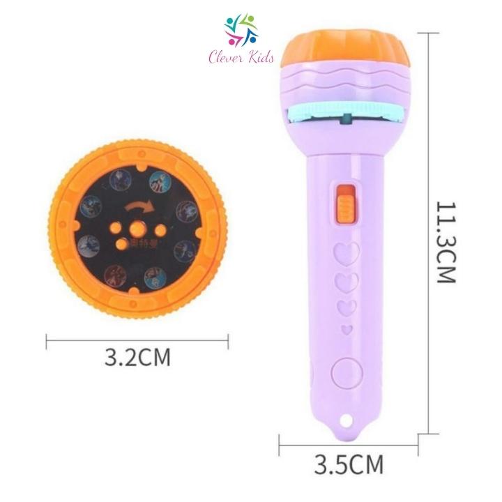Đèn pin chiếu hình cho bé 24 hình động vật ngộ nghĩnh sắc nét