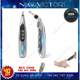 Bút Xung Điện Dò Huyệt , Châm Cứu, Trị Liệu Đông Y Tia Hồng Ngoại DF668 Pin Sạc