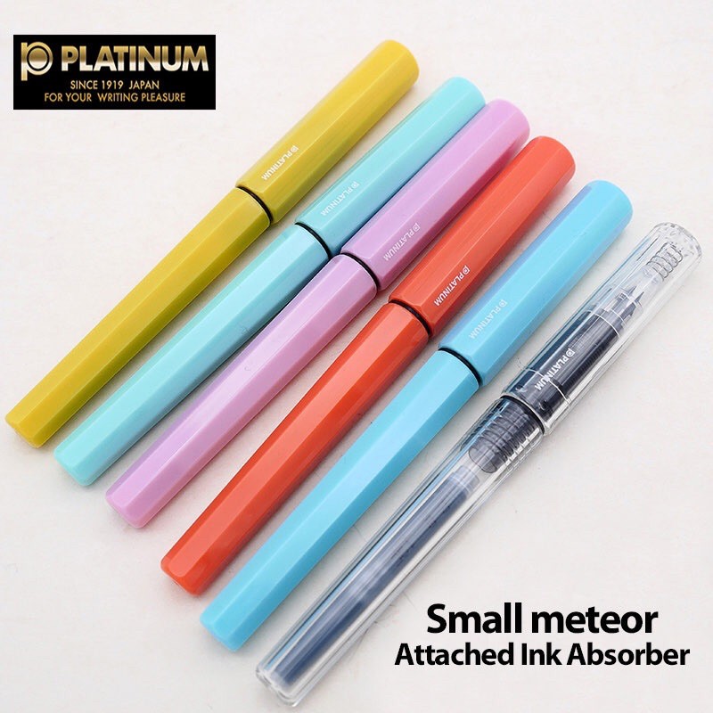 Bút máy Nhật Bản Platinum Small Meteor ngòi trơn siêu bền, có nét nhỏ 02 mm