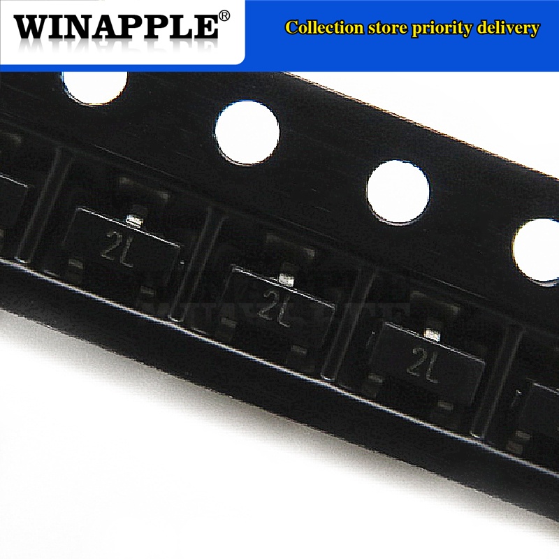 Set 100 Linh Kiện Bán Dẫn 2N5401 2L MMBT5401 2L SOT23-3 SOT23 SMD