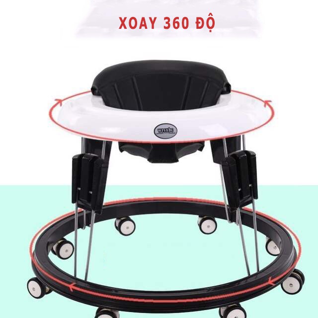 Xe tròn tập đi cho bé, Xe tập đi tròn cao cấp cho bé