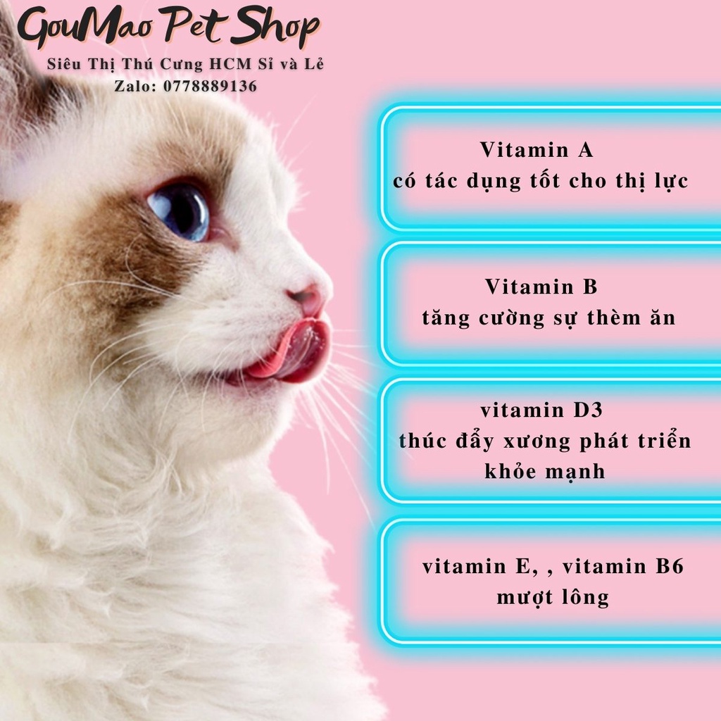 [Chính hãng] Gel dinh dưỡng LYSINE bổ mắt, giảm tuyến lệ, cung cấp dinh dưỡng cho mèo