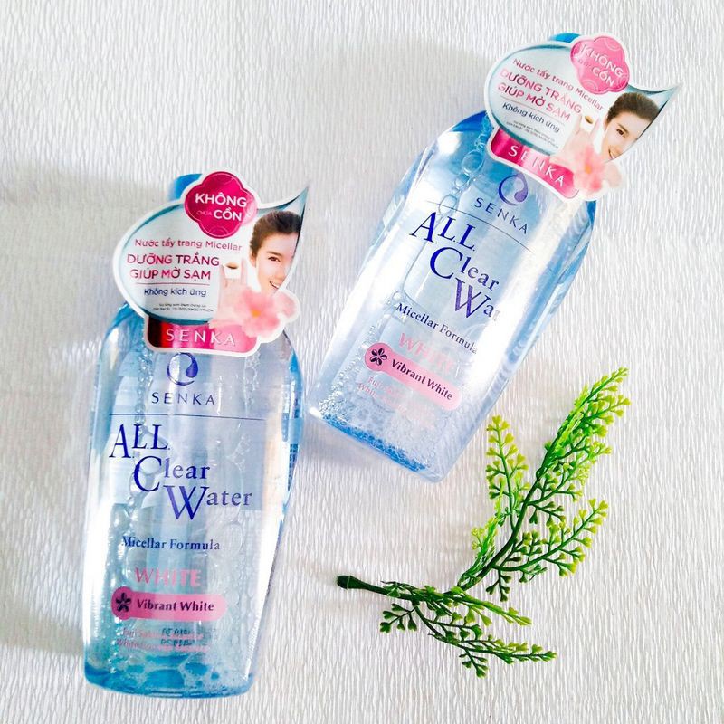 Nước Tẩy Trang Senka Giúp Làm Sach, Ngừa Mụn, Kiểm Soát Nhờn All Clear Water Micellar Formula (70ml, 230ml)