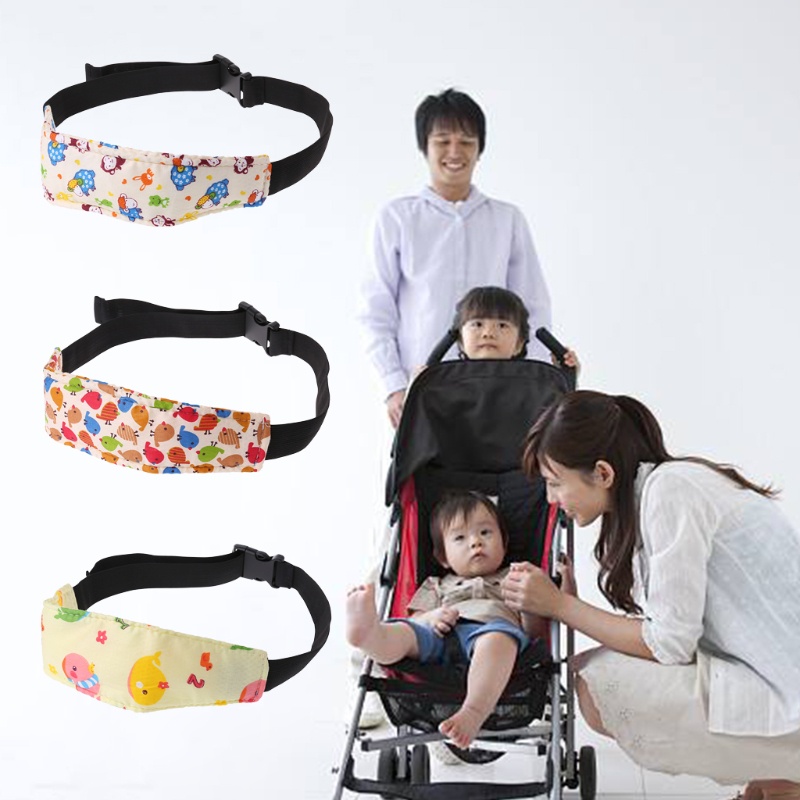 Dây Đai Cố Định Đầu Gắn Xe Đẩy Em Bé Hỗ Trợ Giấc Ngủ
