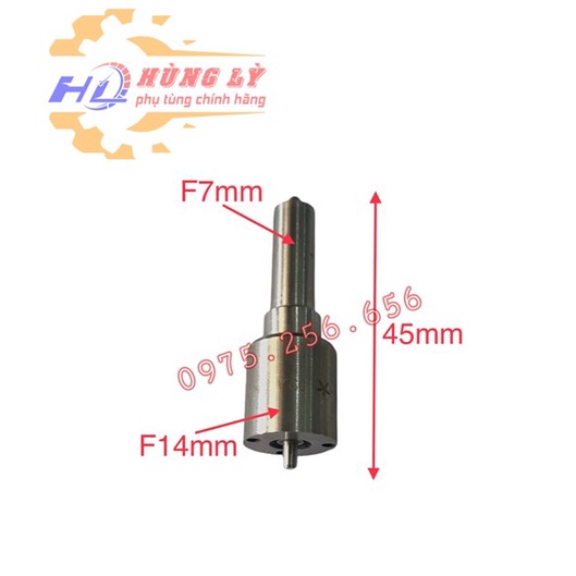 Đầu Kim Phun 186=188 Dài phụ tùng máy cày phụ tùng máy nông nghiệp phụ tùng Hùng Lỳ