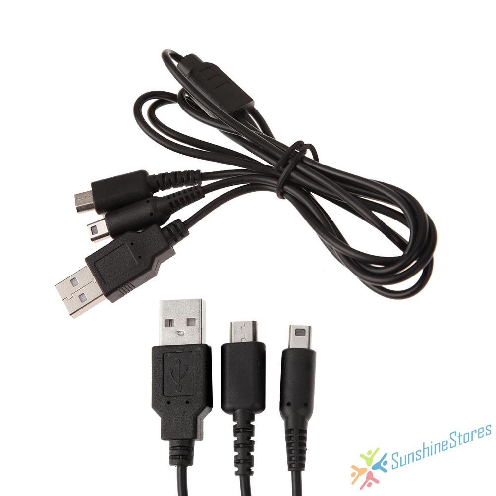 Dây Cáp Sạc 1.2m Usb Cho Nintendo Dsi 3ds Ndsl