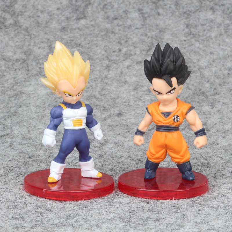 Lẻ Mô hình nhân vật 7 viên ngọc rồng Dragon Ball Son Goku chibi dễ thuong 6-7cm