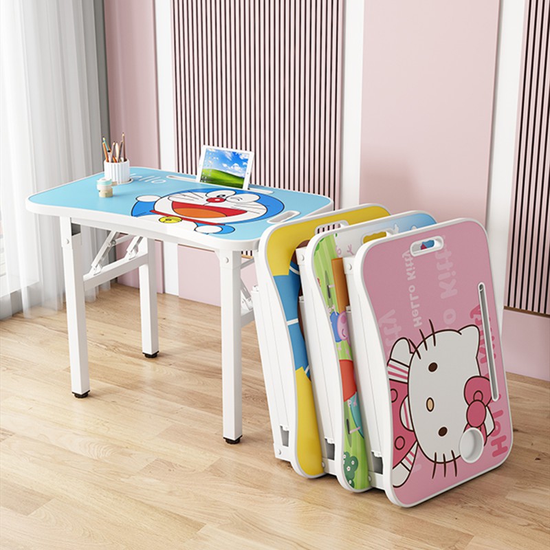 Bộ bàn ghế học sinh thông minh có thể gấp gọn. Bàn học sinh thông minh cho bé mầm non-lớp 1-2 mặt bàn in hình nghộ ngĩnh | BigBuy360 - bigbuy360.vn
