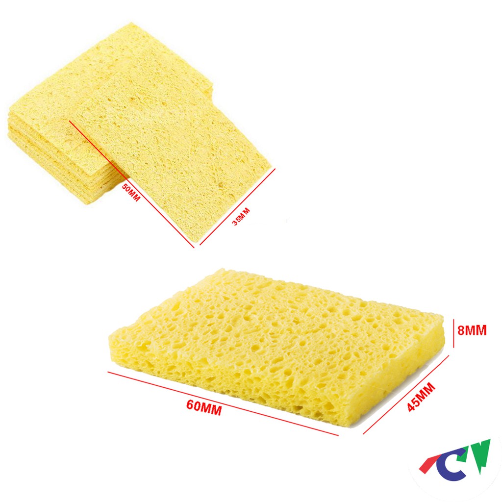 Bọt biển chùi mỏ hàn siêu sạch nhiều kích thước