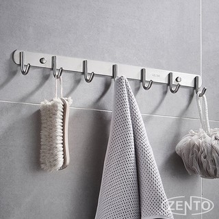 Móc treo quần áo 7 chấu Inox 304 zento HB1120-7