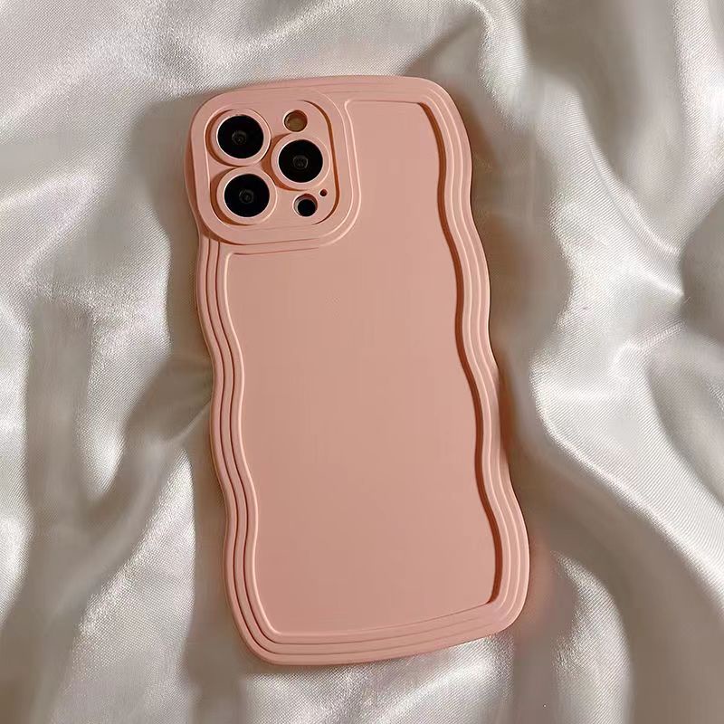 Ốp Điện Thoại Silicon Họa Tiết Gợn Sóng Màu Kẹo Cho iPhone XR X XS Max 7 8 6 6S Plus SE 2020