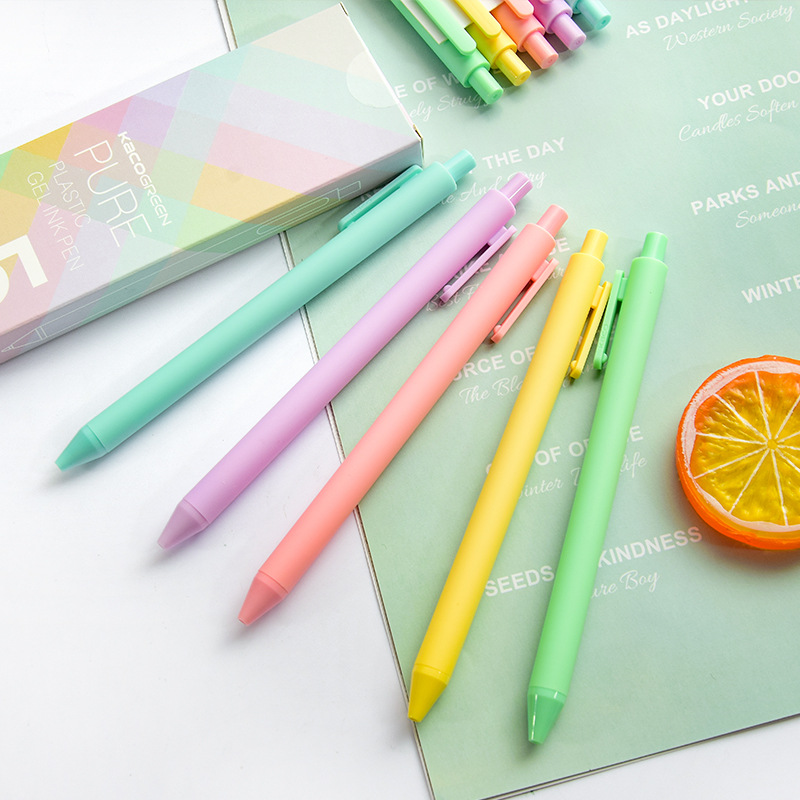 Set 5 Bút Viết Mực Gel Ngòi 0.5mm