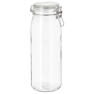 Lọ thuỷ tinh quai sắt korken 2l