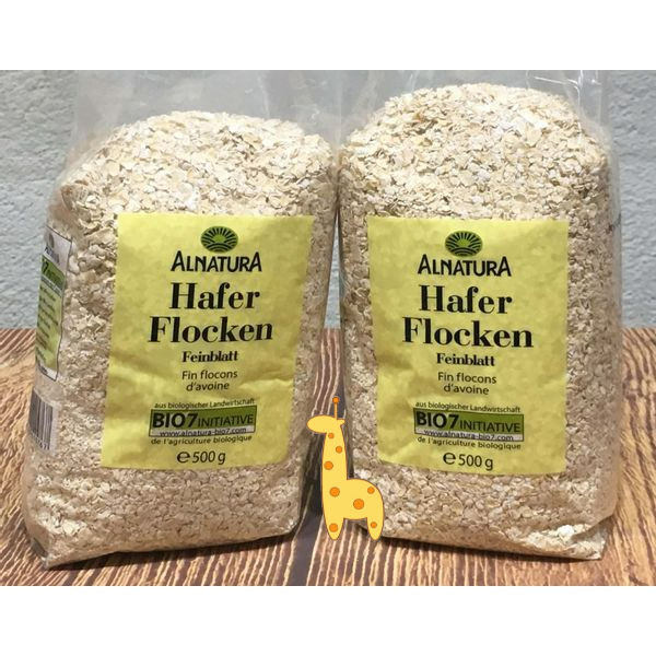 Bột Yến Mạch Cán Vỡ Nguyên Chất Hafer Flocken 500g Đức Nhập Khẩu Cho Bé Ăn Dặm Hỗ Trợ Làm Đẹp Giảm Cân