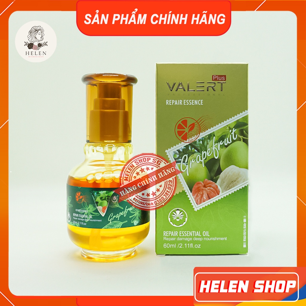 Tinh Dầu Bưởi Grapefruit 60ml  Giảm Rụng Tóc  Kích Mọc Tóc, Phục Hồi Hư Tổn, Dưỡng Ẩm Chính Hãng