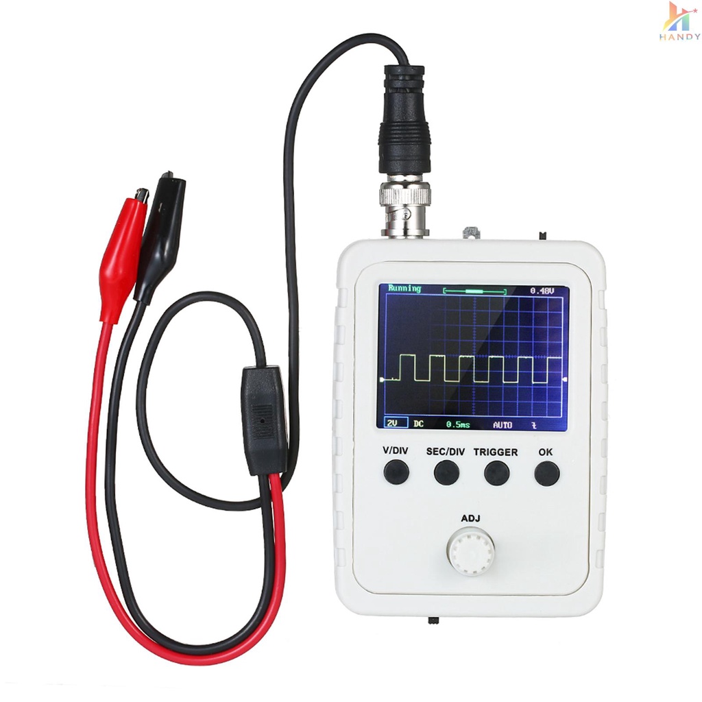 Bộ Máy Hiện Sóng Điện Tử TFT Kỹ Thuật Số 2.4-inch Với Bộ Chuyển Đổi Nguồn Và Đầu Dò BNC-Clip Hoàn Thiện (Máy Móc)