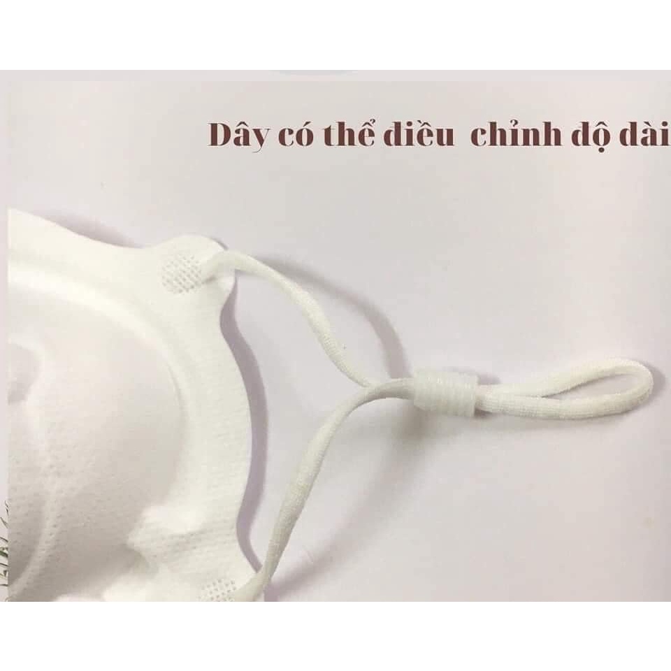 Khẩu trang 3D cho bé hình gấu dễ thương UNI MASK Set 3 cái siêu cute