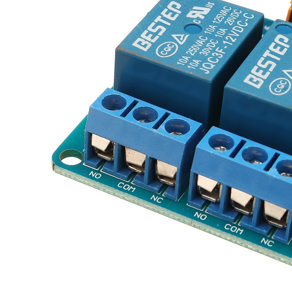 Module Relay 4 Kênh 12V 220V/10A Có Opto Cách Ly (kích mức thấp)