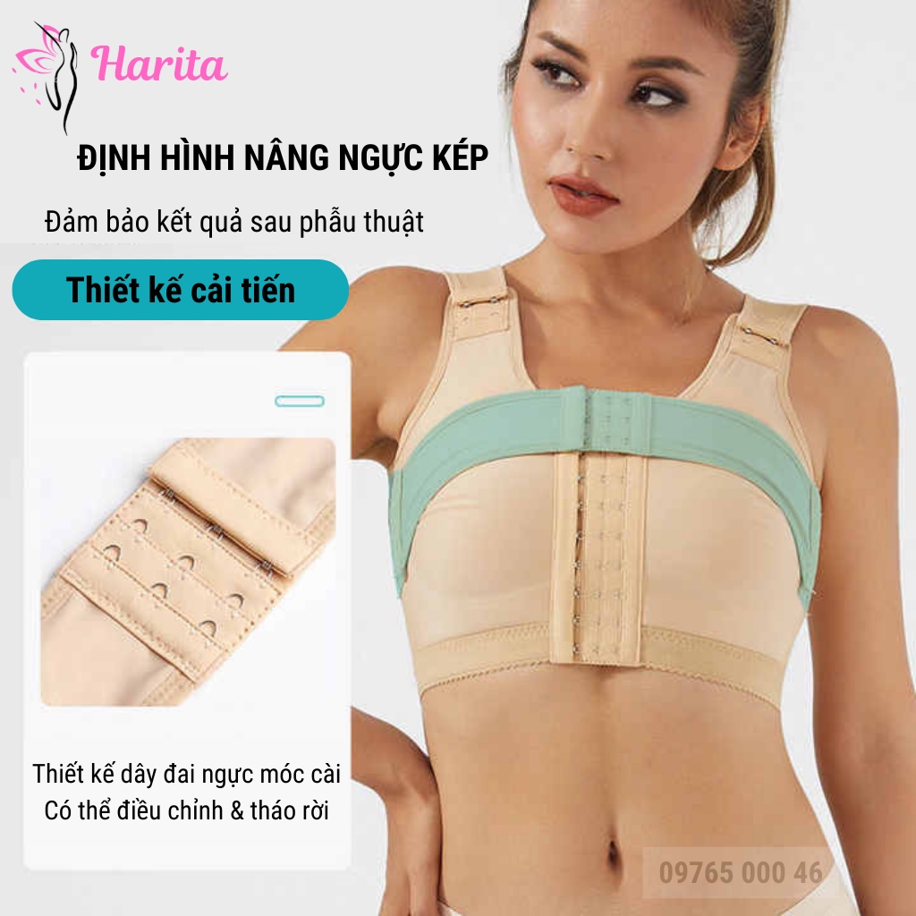Áo định hình nâng ngực sau phẫu thuật ngực Harita cao cấp xuất Nhật