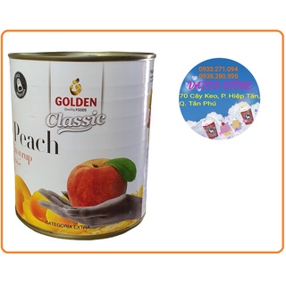 Đào ngâm golden classic đóng hộp lon 820g