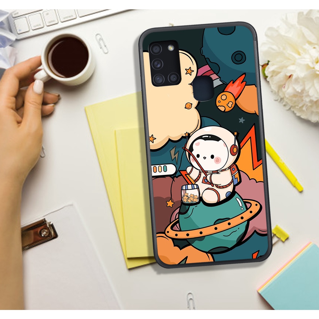 [ SIÊU HOT] ỐP LƯNG SAM-SUNG A21S/M21/M30S/M31  , IN HÌNH ASTRONAUT PHI-HÀNH-GIA, MÀU SẮC BẮT MẮT