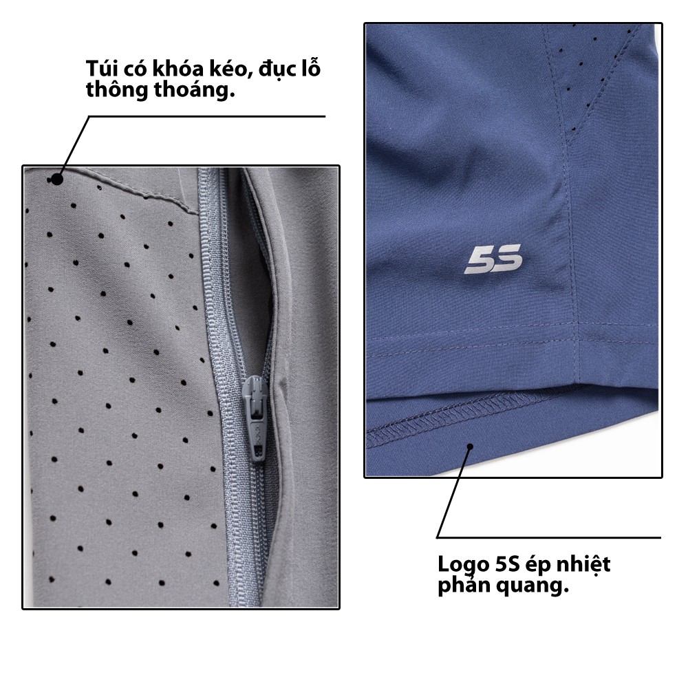 Quần Đùi Nam 5S (4 màu), Chất Liệu Co Giãn Tốt, Thoáng Mát, Thoải Mái Vận Động (QSG21010-03) | BigBuy360 - bigbuy360.vn