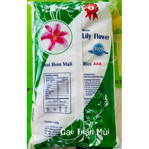 Gạo Nếp Thái Lan 1ký (Dẻo Thơm Cơm Hàng Loại 1)