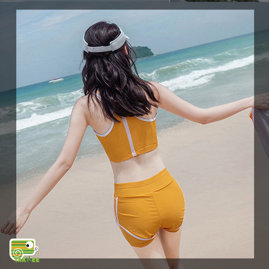 BỘ BƠI BỒ ĐỒ ĐI BIỂN BIKINI 2 MẢNH KÈM ÁO CHOÀNG BÊN NGOÀI THỜI TRANG PHONG CÁCH