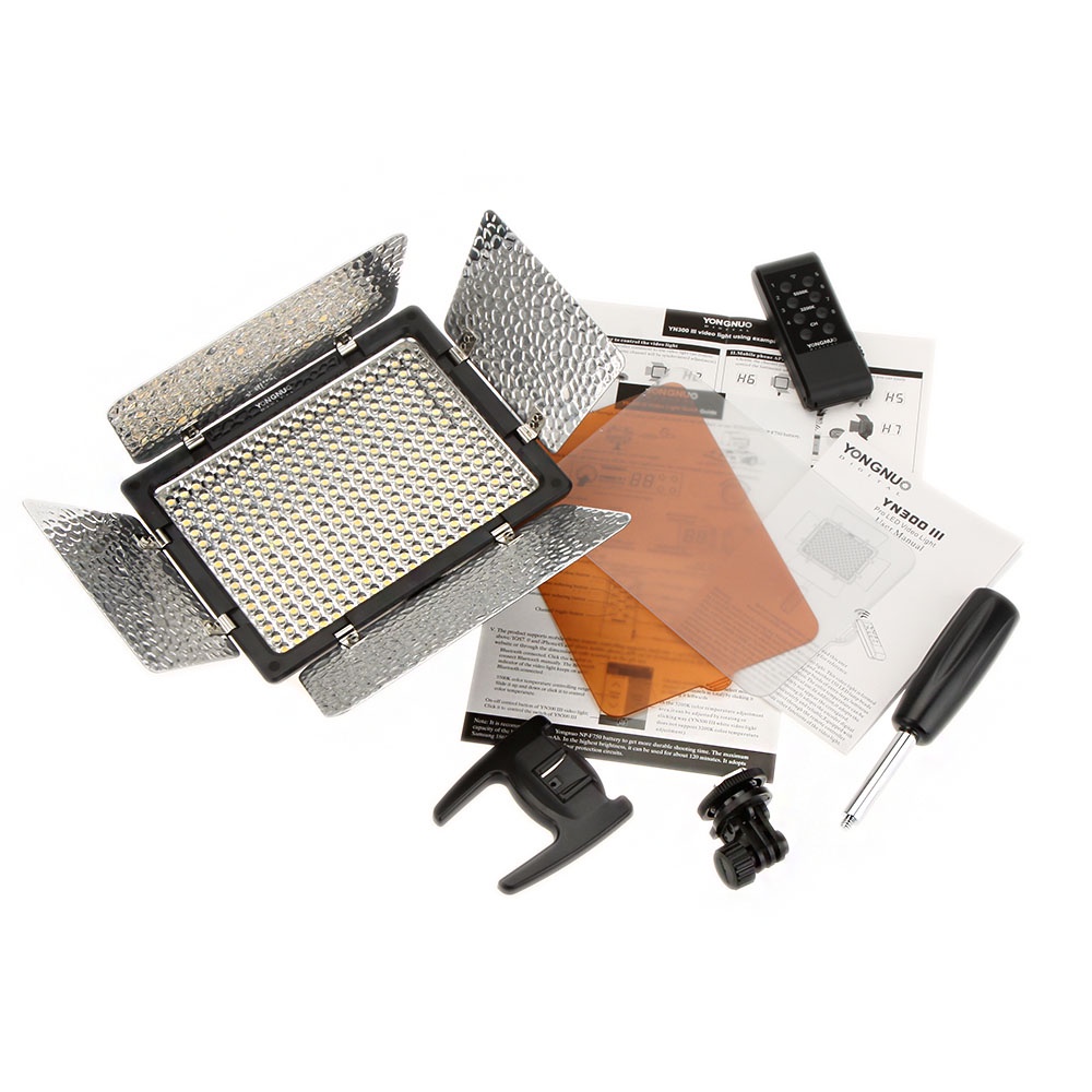 Đèn Led Yongnuo YN300 III 3200K - 5500K PRO + Nguồn