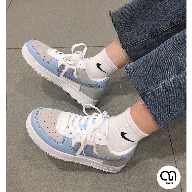 Tất Vớ Nike Trung Nam Nữ Trắng Đen Thời Trang Vải Dệt Kim