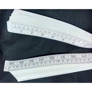 Thước số dán bàn