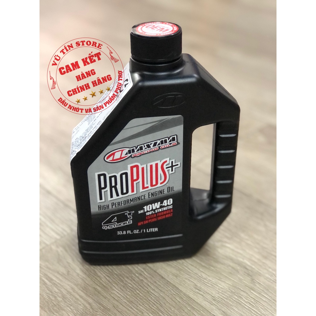 Dầu nhớt động cơ Maxima Racing Oil Pro Plus 10W-40