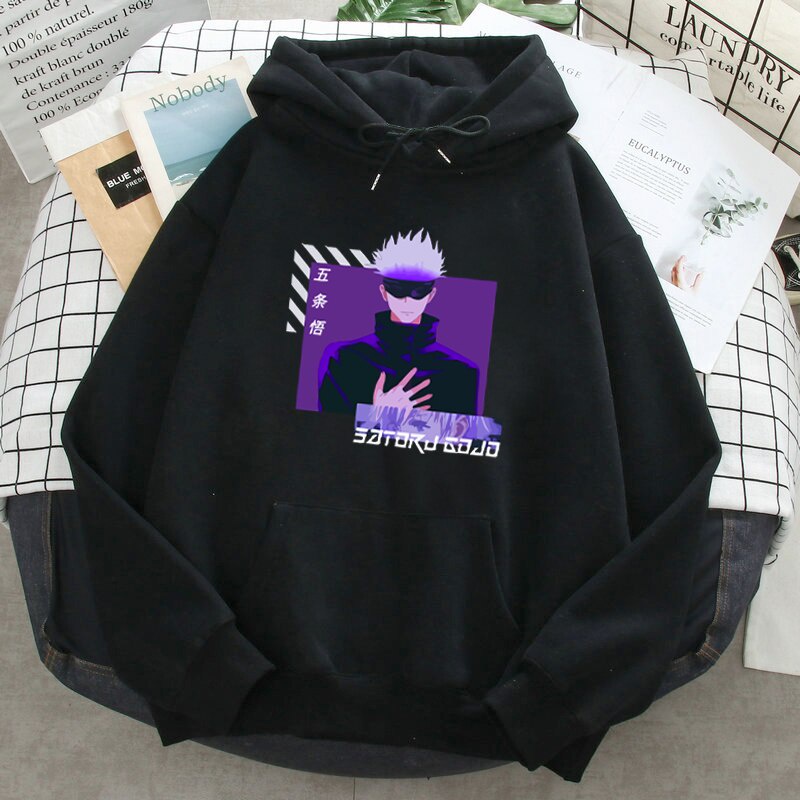 Áo Hoodie Nỉ In Hình Nhân Vật Anime Gojo Jujutsu Kaisen 2022 độc đẹp