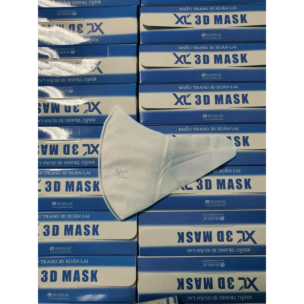 Khẩu trang XL 3D MASK quai vải co giãn không đau tai - Xuân Lai