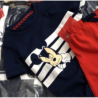 bộ mickey tím than bé trai 2-7y