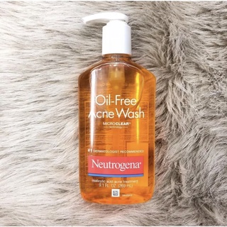 Sữa rửa mặt trị mụn neutrogena Oil-Free Acne Wash 269ml từ Mỹ
