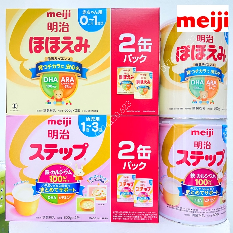 Sữa Meiji lon 800 gram nội địa nhật bản