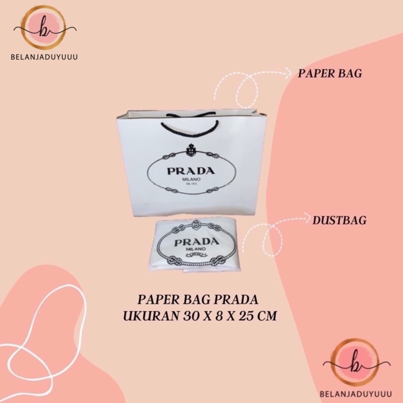 Túi Giấy Prada / Túi Giấy Thương Hiệu / Gói Quà