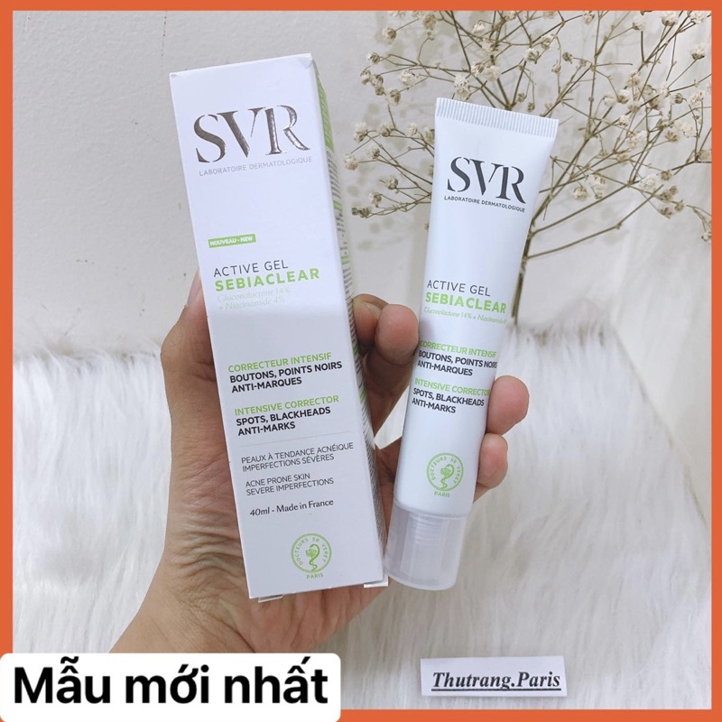 Kem dưỡng SVR SEBIACLEAR ACTIVE ngừa mụn giảm dầu thừa 40ml