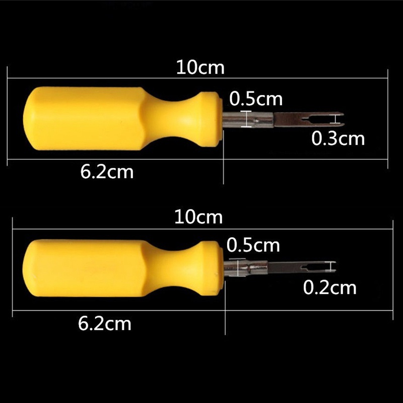 Set 2 Dụng Cụ Tháo Gỡ Chốt Nối Dây Điện 3mm + 2mm Cho Xe Hơi Audi