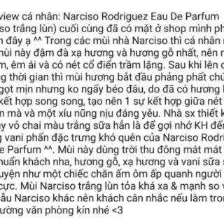 Perfume Nar trắng 10 ML
