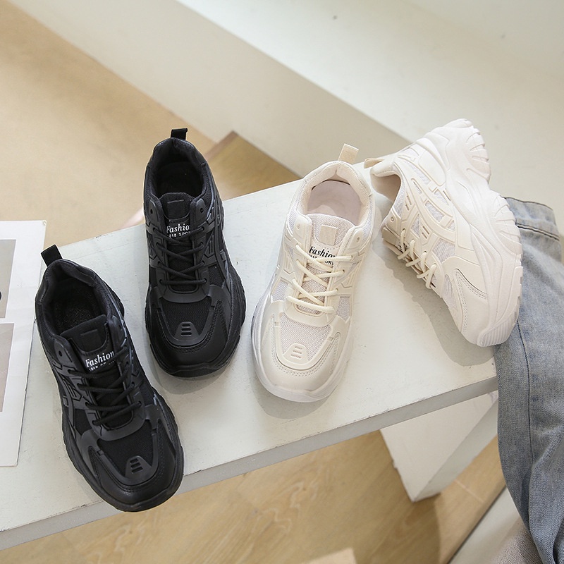 Giày sneaker IELGY đế dày thoáng khí thời trang cho nữ tùy chọn màu sắc